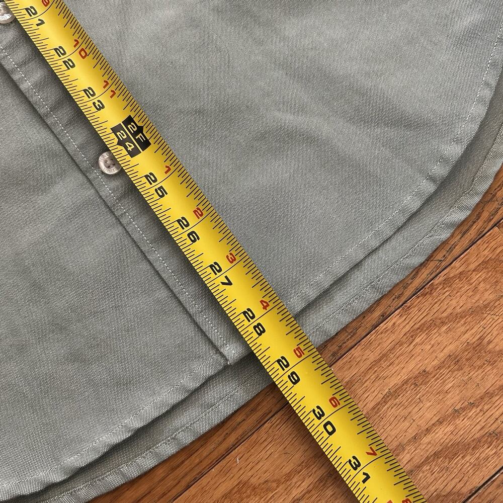 Mack Weldon Oxford Green Button Up Shirt Medium - Picture 6 of 6